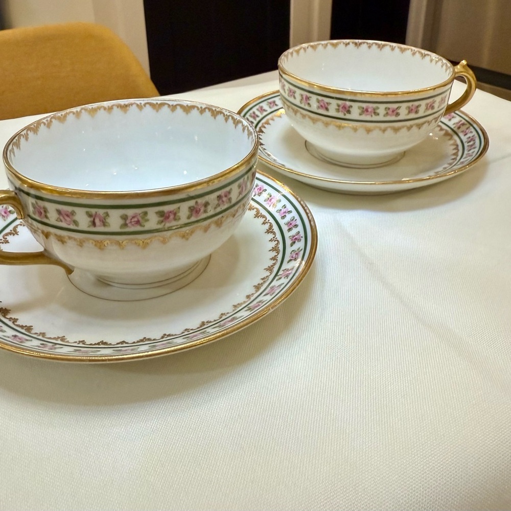 Charles Field Haviland / GDA Limoges Cup & Saucer (set of 2)